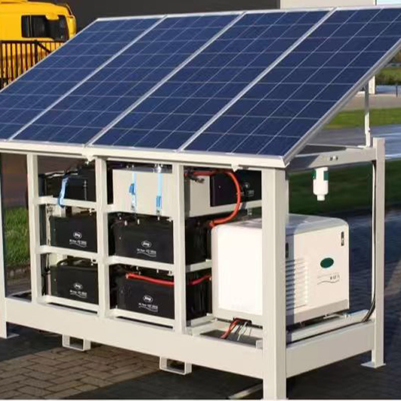 Small household solar photovoltaic energy storage system